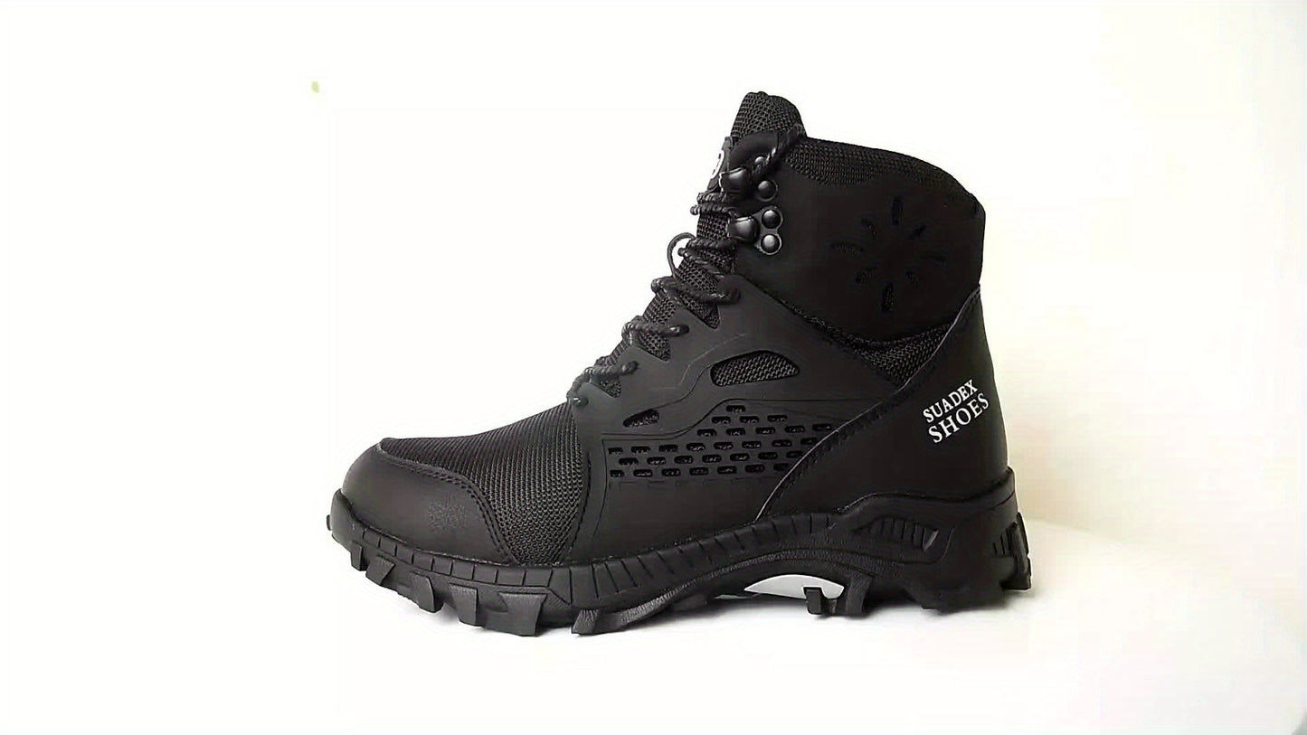 Steel Toe Boots for Men Women High Quality Work Construction Boots Safety Shoes Black