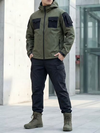 Men's Windproof Zip-Up Coat Everyday 997