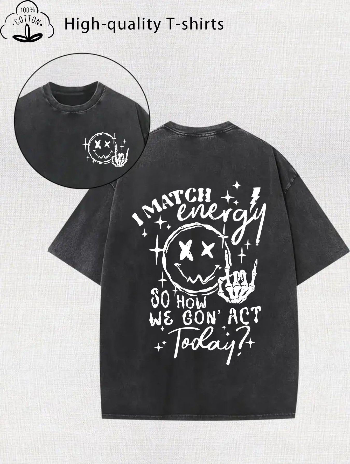 Women's Coffee Brown Oversized Short-Sleeve T-Shirt - product view 5