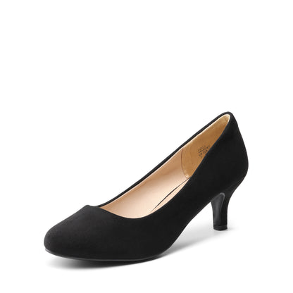 Women's Dress Comfortable Low Heel Pump Shoes