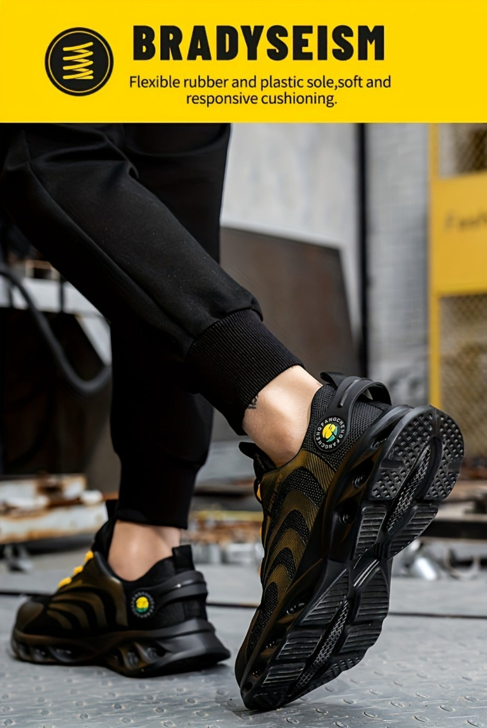 Unisex Work & Safety Shoes - Puncture Resistant & Slip-On 856485