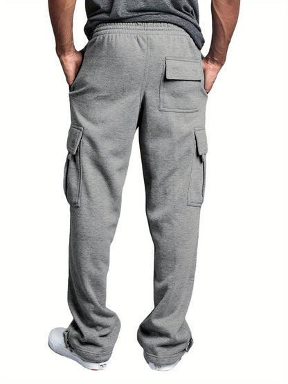 Men's Casual Pants - Elastic Waist