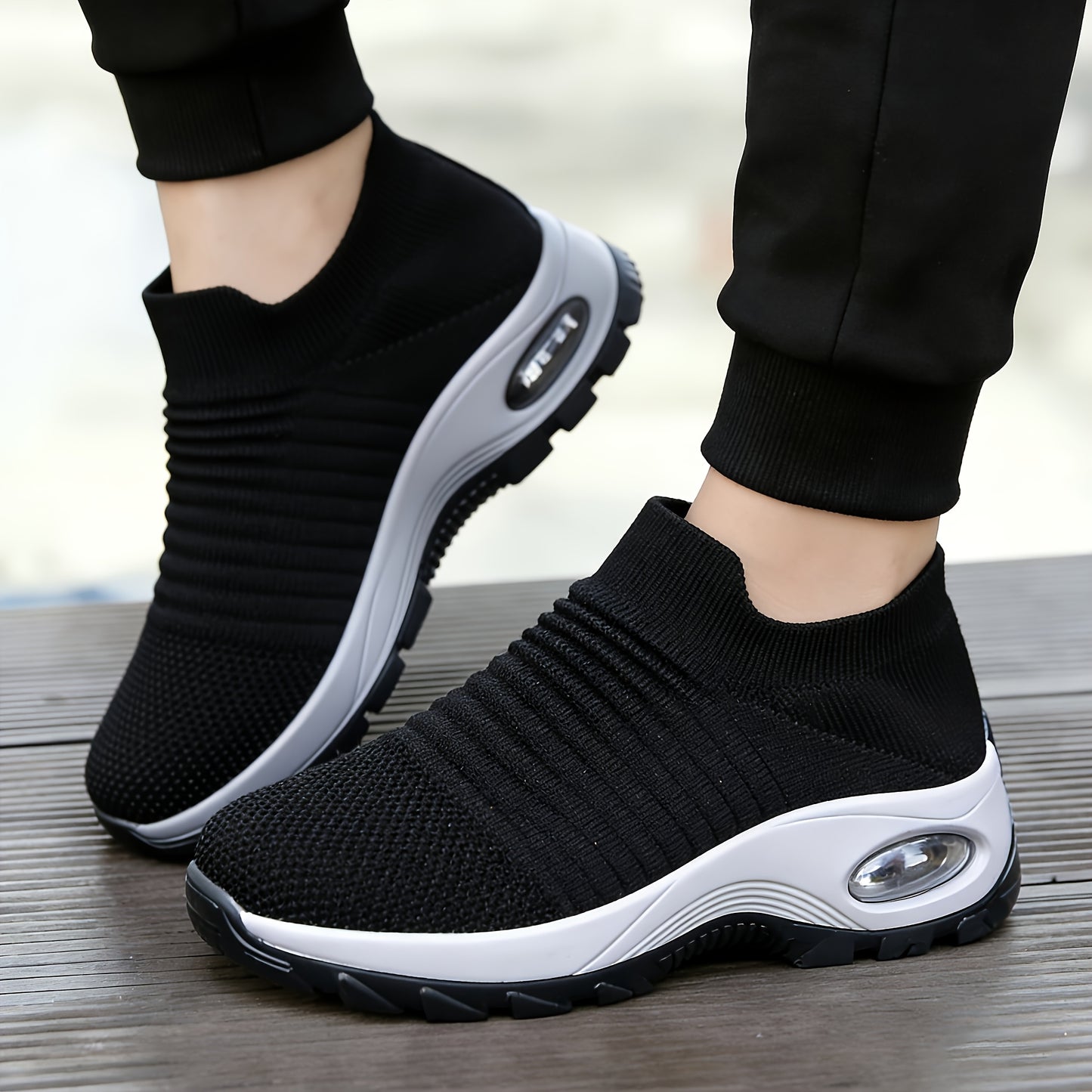 2026 New Spring And Summer Mesh Breathable, Lightweight And Comfortable Casual Shoe Covers, Women's Thick Sole Versatile One Foot Shoes, Fashionable Anti Slip Running Shoes, Board Shoes for Women, Women Shoes