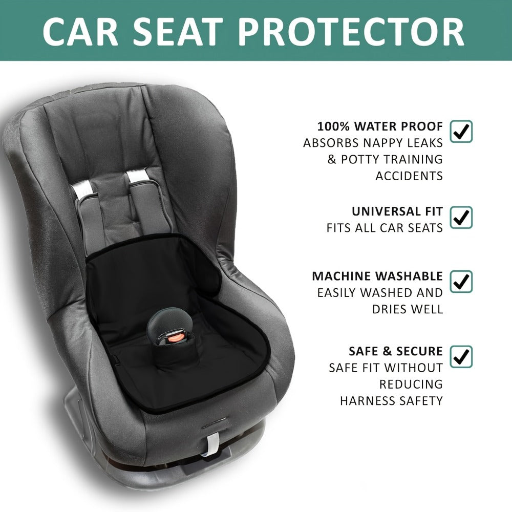 Waterproof Car Seat Potty Training Mat - Quick-Absorbing Machine-Washable Pad