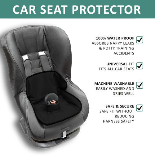 Waterproof Car Seat Potty Training Mat - Quick-Absorbing Machine-Washable Pad
