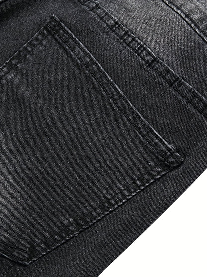 Ripped Stretchy Jeans That Are Stylish And Modern, Perfect for Casual Outings And Versatile Enough for Various Occasions