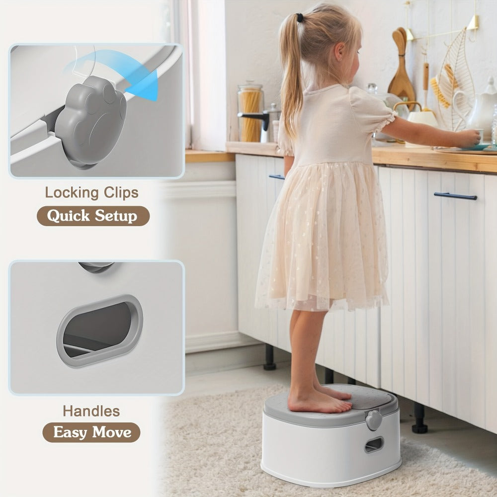 3-in-1 Potty Training Toilet - Seat and Step Stool