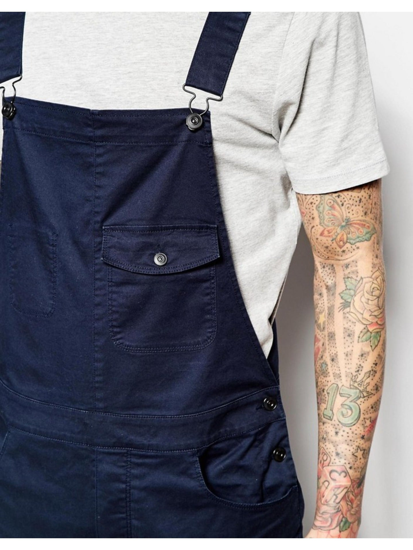 Men'S Denim Bib Overalls, Slim Fit Medium Weight Work Trousers With Adjustable Straps & Tool Pockets, Reinforced Durable Pants For Construction Gardening Mechanical Work, US Sizes S-XXXL.Slim Fit: Recommended To Take One Size Larger Than Normal.