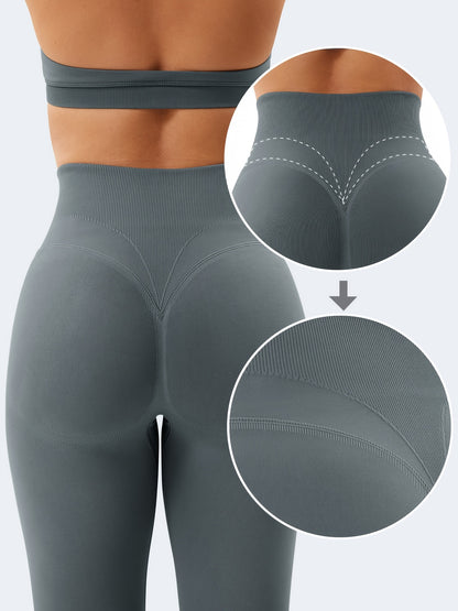 VOYJOY Women Impact Leggings Seamless Scrunch Butt Lifting Workout Leggings High Waisted Gym Yoga Pant