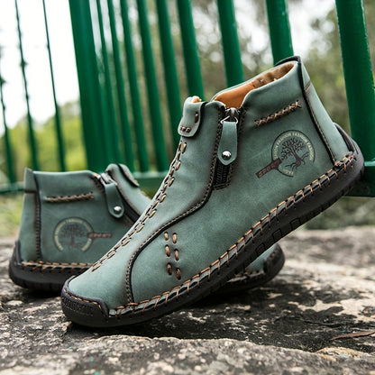 Women'S Hand-stitched Ankle Boots Outdoor Fashion Shoes