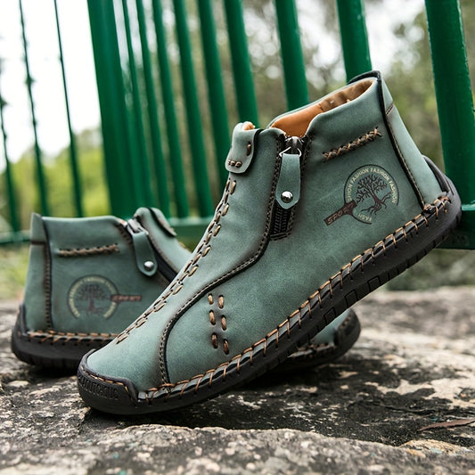 Women'S Hand-stitched Ankle Boots Outdoor Fashion Shoes