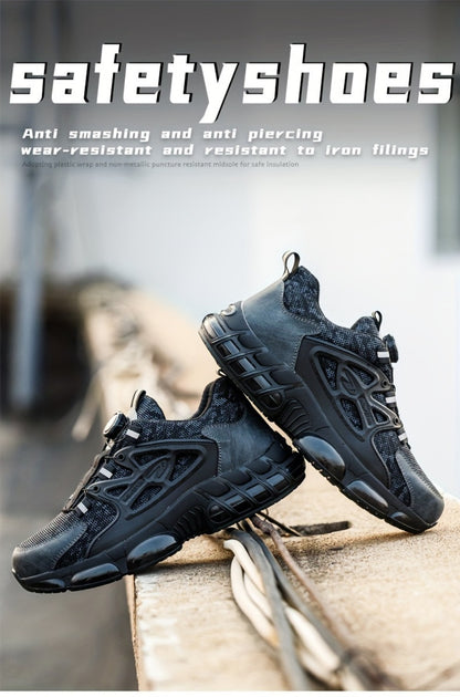Men's Work & Safety Shoes - Puncture Resistant & Lace-Up Fit