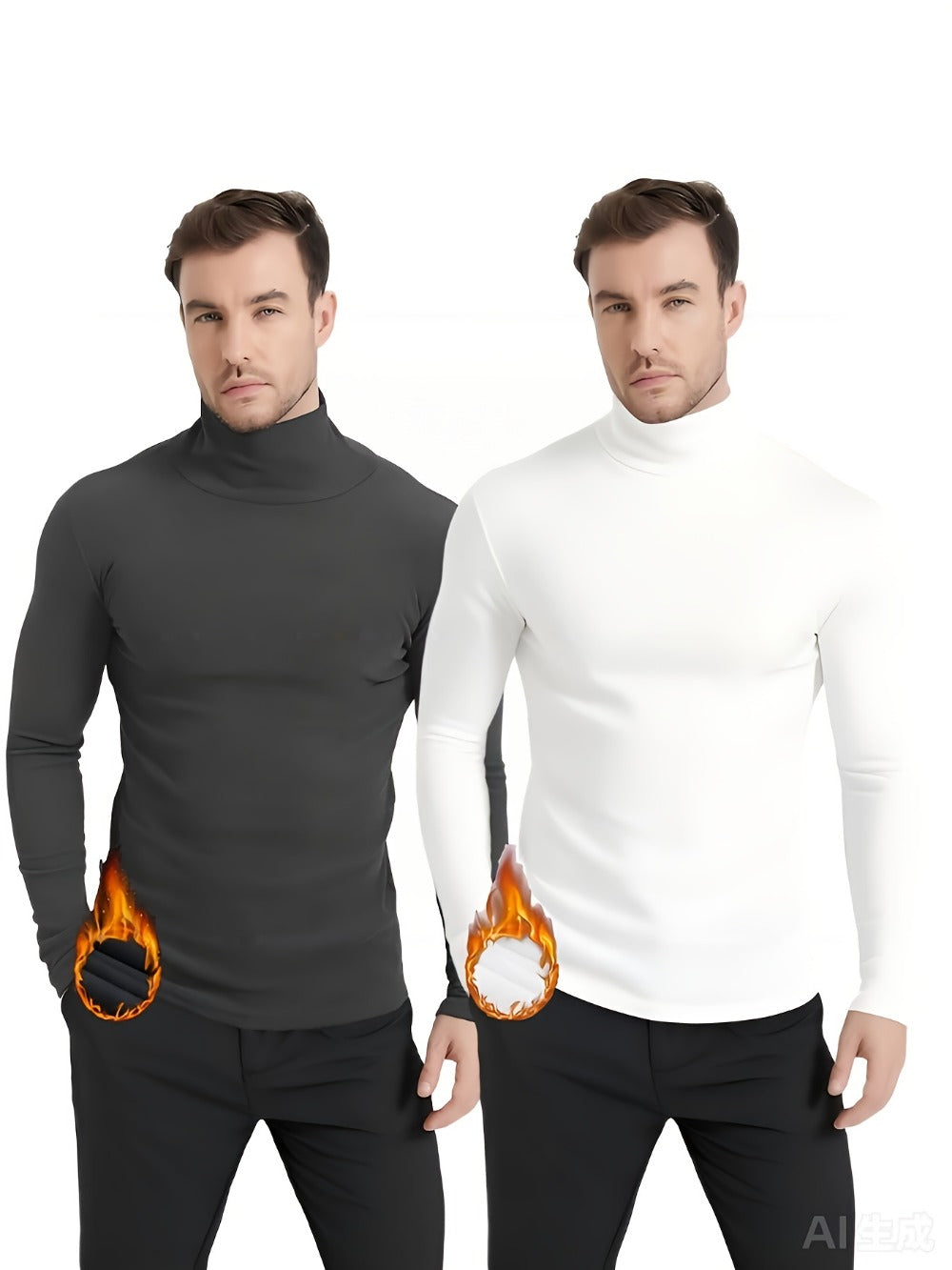 Men's Solid Color Performance Shirt - Long Sleeve 426725