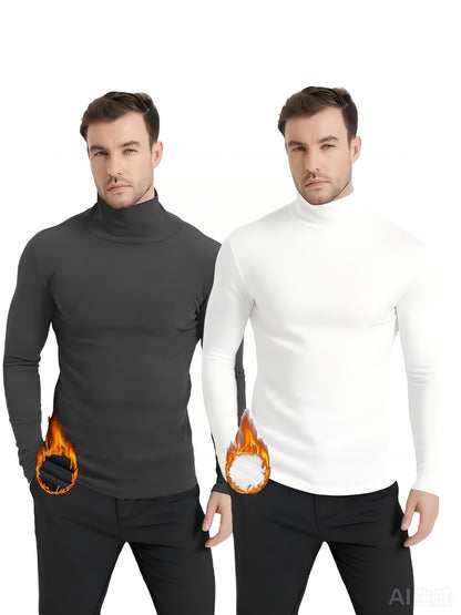 Men's Solid Color Performance Shirt - Long Sleeve 426725