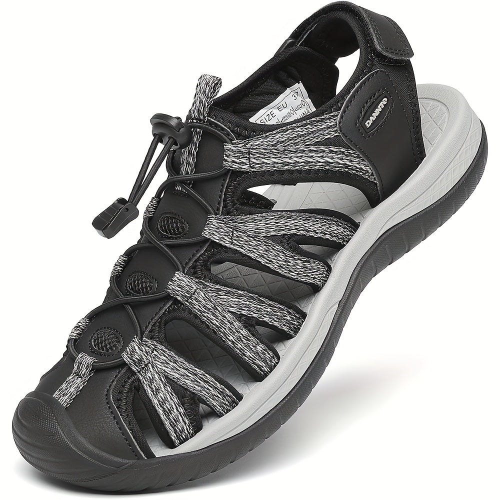 Women's Closed Toe Hiking Sandals Walking Water Sandal Comfort Athletic Sport Outdoor Sandals Casual Sports Sandals