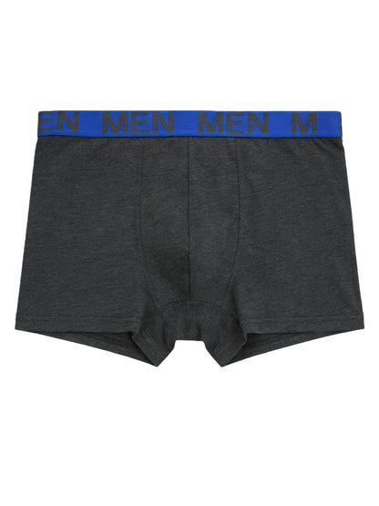 5 Pack Men'S Solid Color Boxer Briefs Comfortable Breathable Stretch Trunks For - product view 10