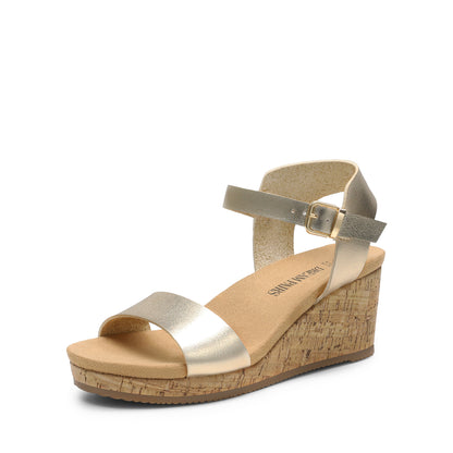 Women's Open Toe Buckle Ankle Strap Platform Wedge Sandals Durable Versatile Style for party, dance, shopping, walk, office, beach stylish look, Classic and versatile style Women Shoes, Womens Sandals