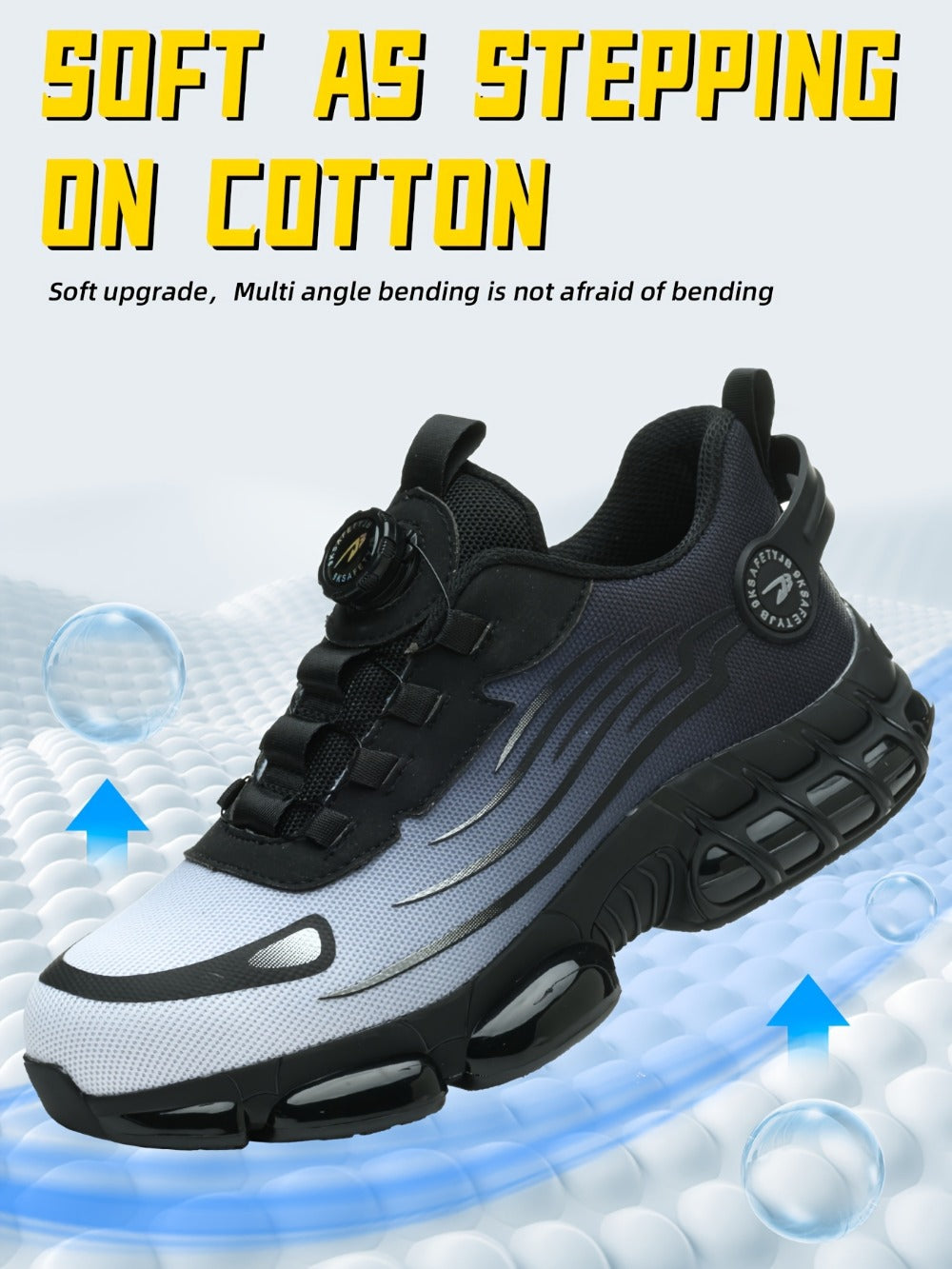 Men's Work & Safety Shoes - Puncture Resistant & Breathable Comfort