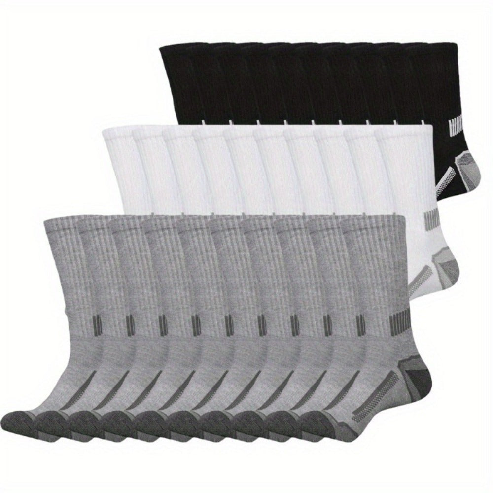 Men's Athletic Socks - 10/20/30-Pair Options