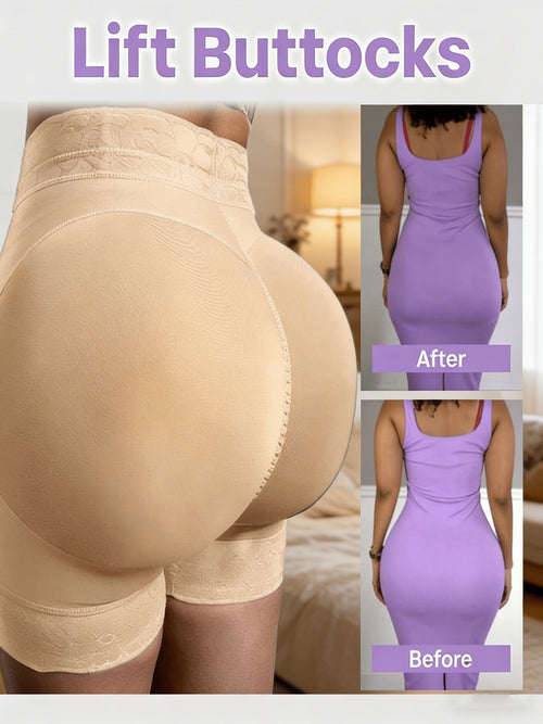 1pc Tummy Control Shapewear High Shorts for Women High Waist Butt Lifting Panties Body Shaper Compression Faja Colombianas