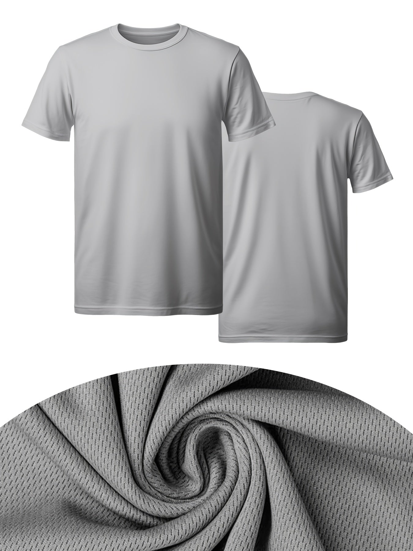 6 Pack Men's Athletic T Shirts Quick Moisture Wicking Workout Shirts Breathable - product view 12