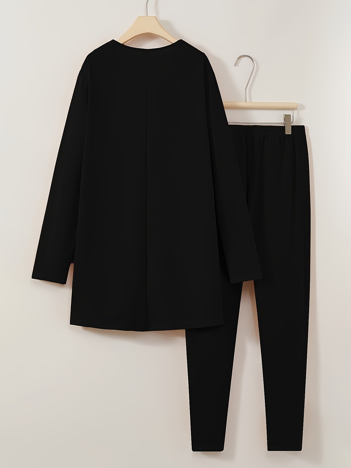 Plus Size - Plus Size - Plus Size Women'S Suit Jacket, Long Pants Two-Piece Set, Fashionable Casual Suit Set
