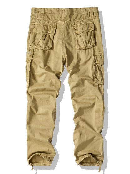 Men's Khaki 6-pocket Casual Pants