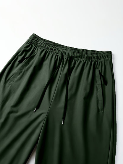 Women'S Lightweight Breathable Casual Joggers, High Stretch Quick-Dry Sports Pants with Drawstring Waist And Side Pockets, Loose-Fit Tapered Leg Trousers for Gym, Running, Daily Wear, All-Season Bottoms