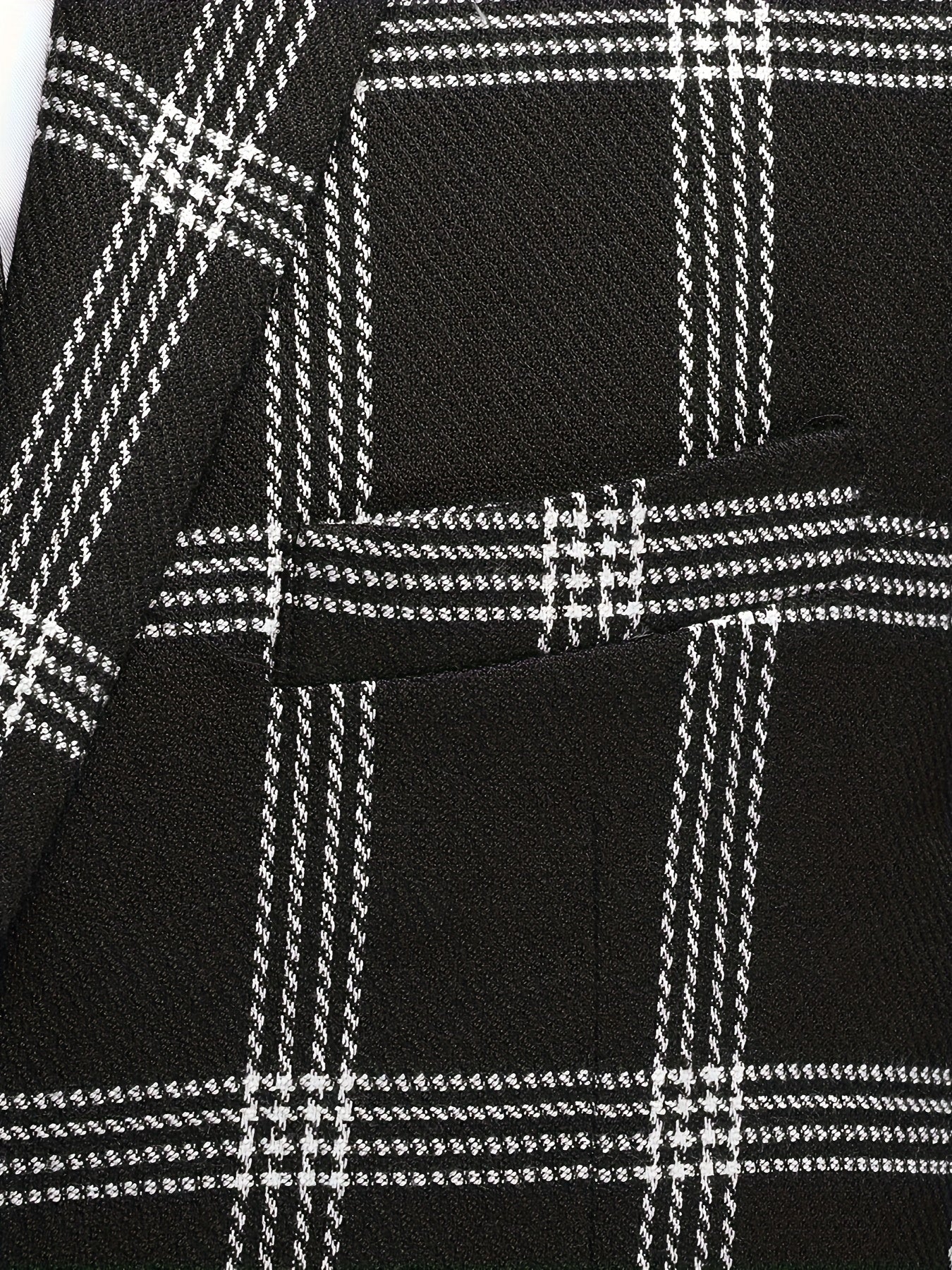 The Latest Men's Plaid Suit Two-piece Four-season Men's Size Slim-fit Two-piece Wedding Banquet Dress Business Casual