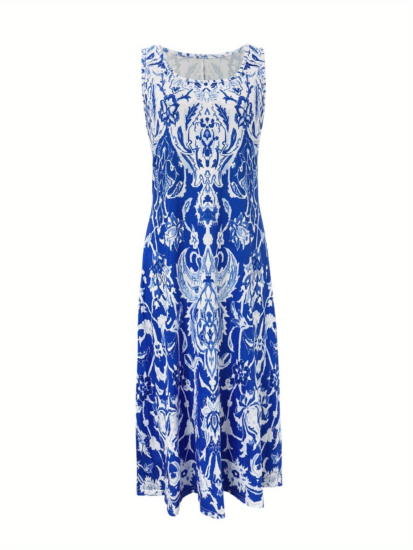 2025 Summer New Fashionable Vacation Style Flower Printed Women's Dress[Orientation]
