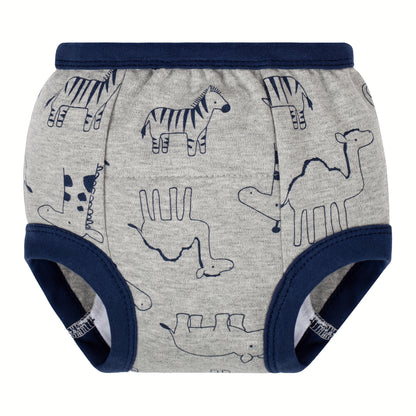 6-Pack Toddler Potty Training Pants, 100% Cotton Soft and Absorbent Training Underwear for Boys, Ages 12 Months to 5 Years