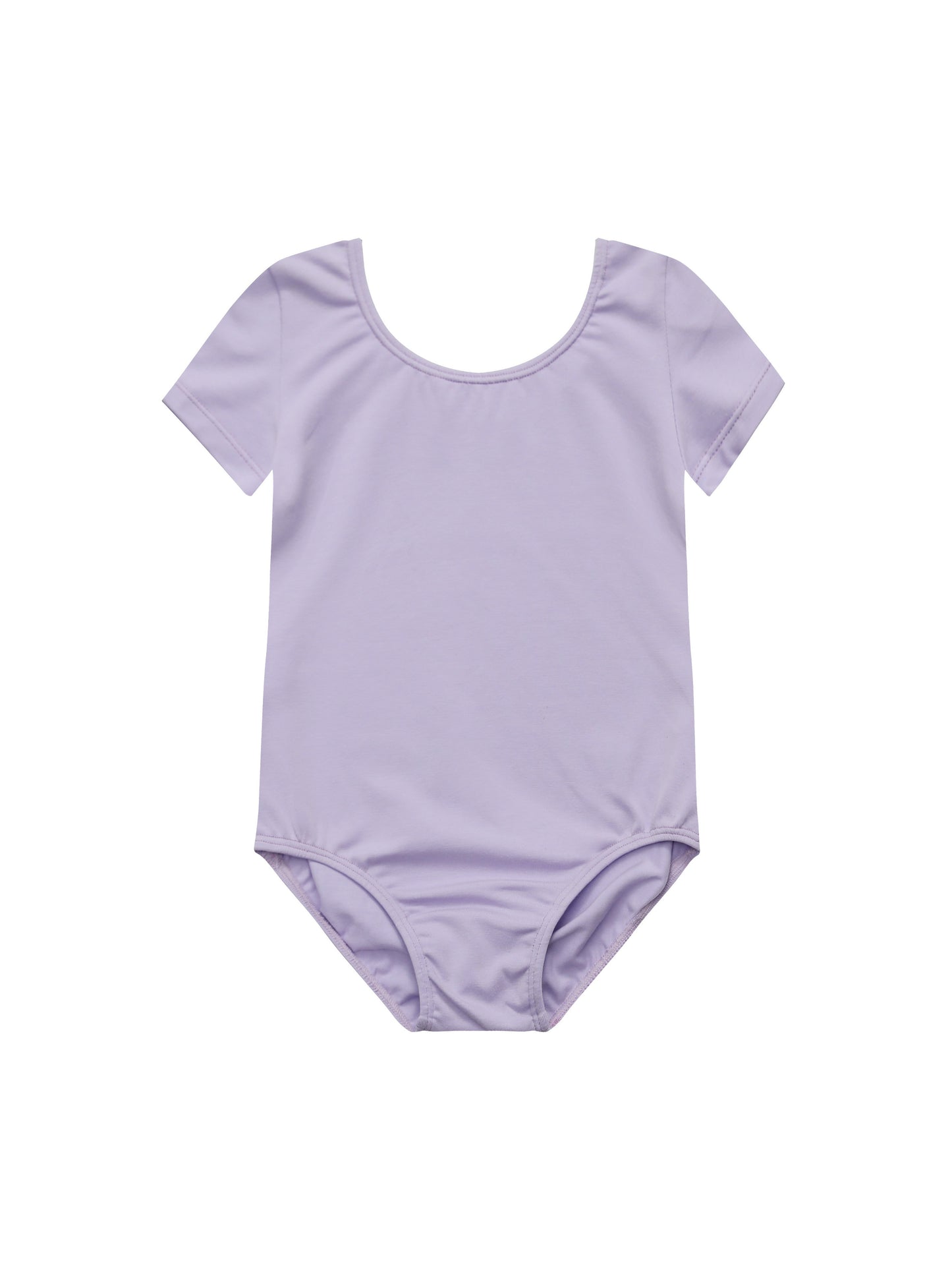 Toddler Girls Ballet Leotard, Short Sleeve Round Neck Dance, Perfect for Outdoor