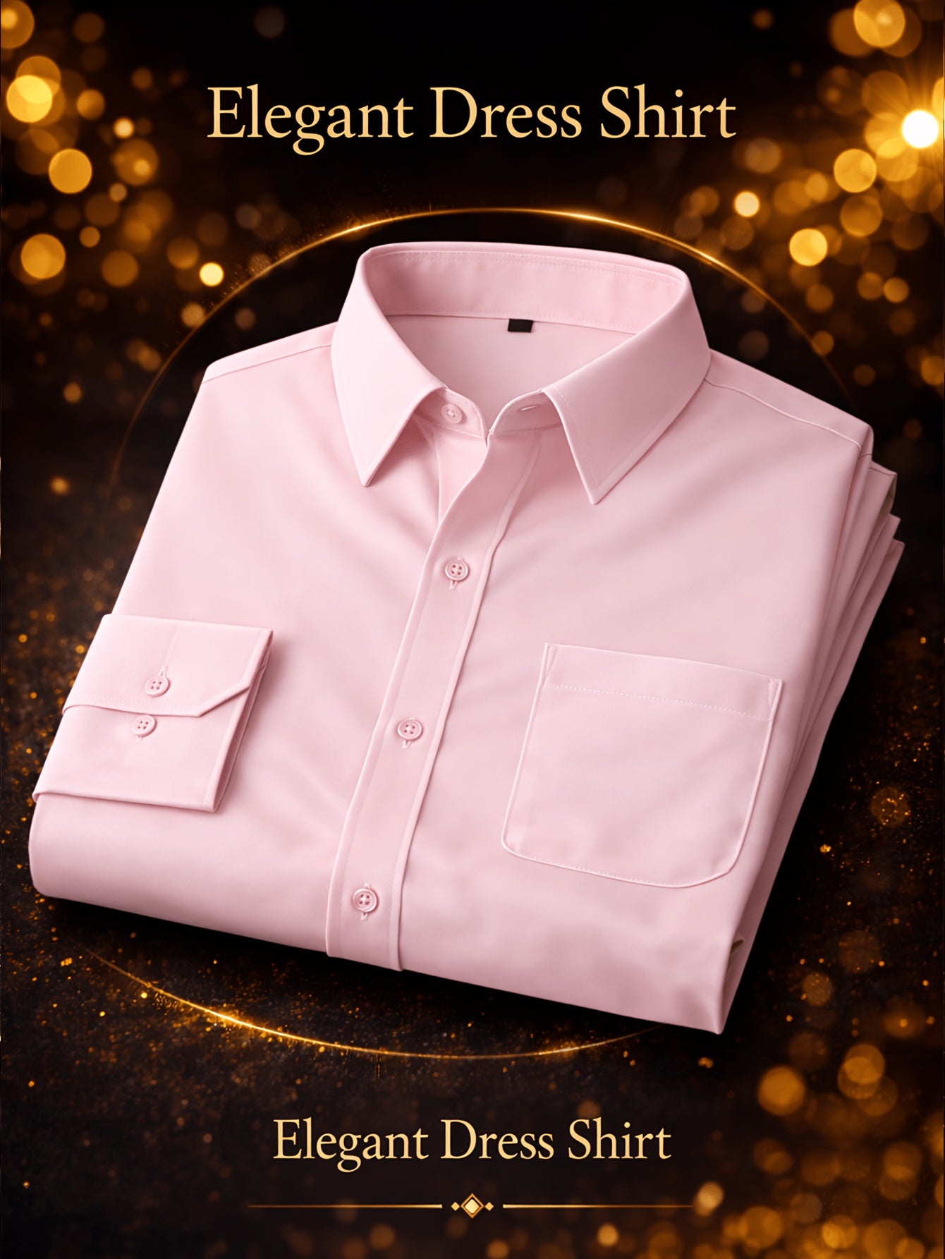 Men's Regular Fit Casual Button Shirts Long Sleeve Stretch Breathable Wrinkle Resistant Solid Work Weekend Wear