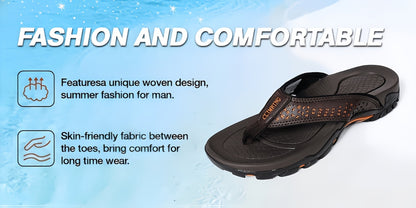 Men's Flip Flops - Quick Dry Non-Slip Sole for Beach & Water 315237