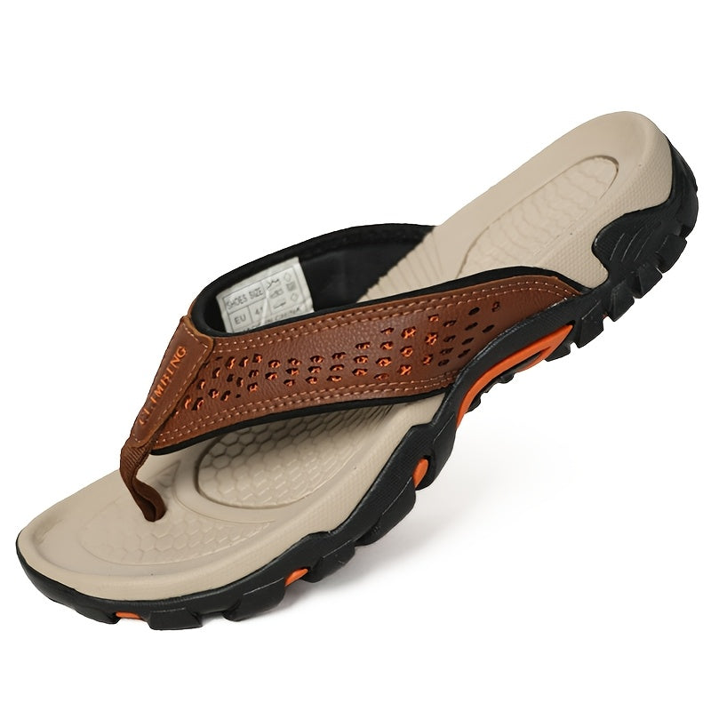 Comfortable Casual Thong Sandals for Men, Suitable for Both Indoor And Outdoor Use, Featuring Arch Support And Ideal for Beach Outings