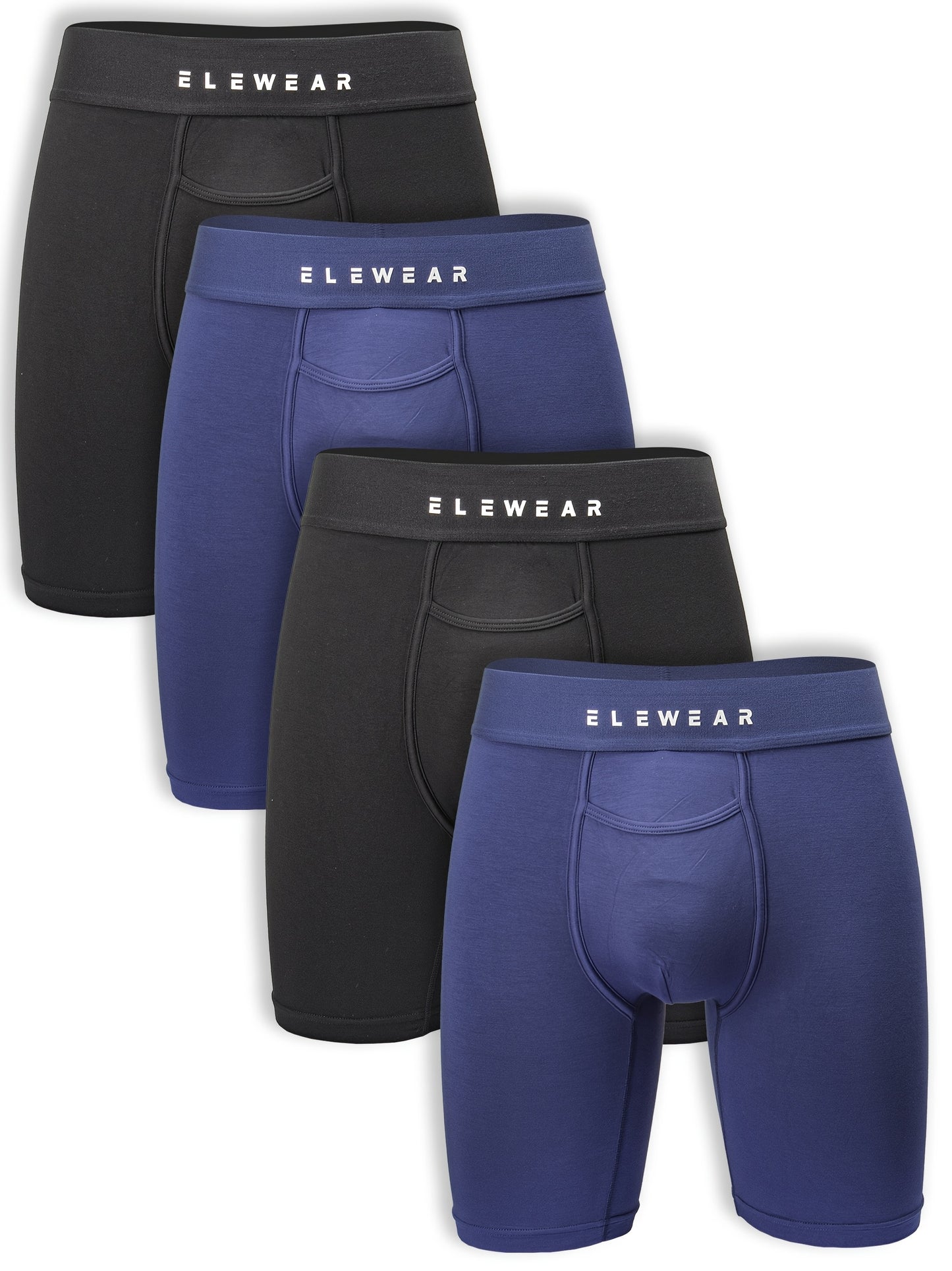 4pcs Men Modal Underwear with Opening Up Breathable Mens Boxershorts Men's Panties Underpants Boxers Brief
