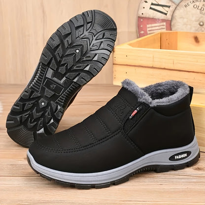 Ultra Warm Winter Boots for Men And Women - Thick Soled Boots, Polar Grade Cold And Warm Ankle Boots, High-Density Lining And Thermal Lock Technology, Solid Color Easy Design, Suitable for Outdoor Hiking, Casual Wear, Hiking Boots, Hiking Shoes