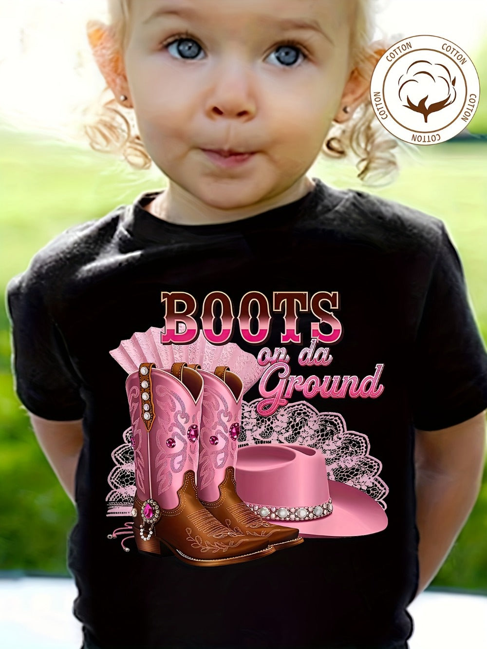 Girls Graphic T-Shirt - Graphic Short Sleeve Style 01157