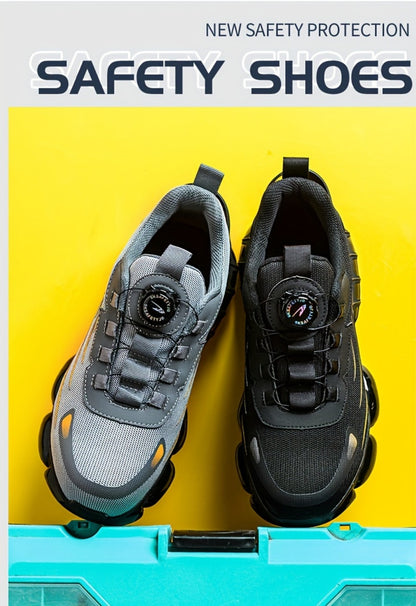 Unisex Work & Safety Shoes - Crush Resistant & Slip-On 610149