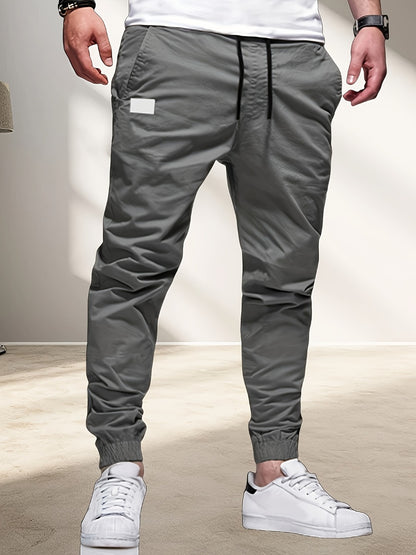 Men's Jogger Pants - Drawstring Waist With Pockets Weekend Style