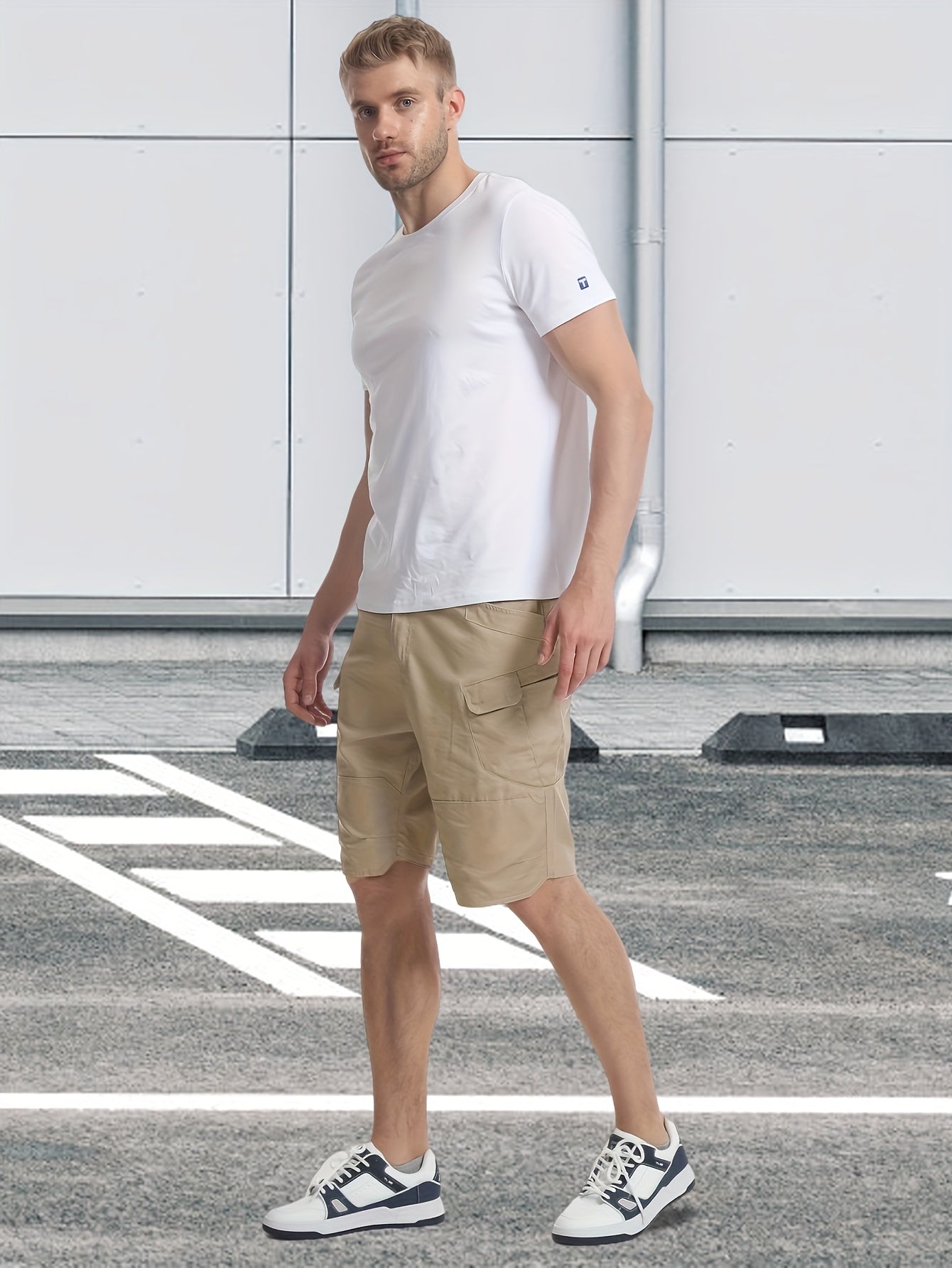 Men’s Cargo Shorts, Breathable Quick Dry Tactical Work Pants with Multi-Pocket Design