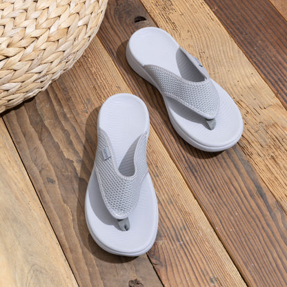 Shoes for Women, Womens Sandals, Women's Arch Support Soft Cushion Flip Flops Thong Sandals, Comfortable, Simple, Suitable for Summer Vacation, Walking, Shopping