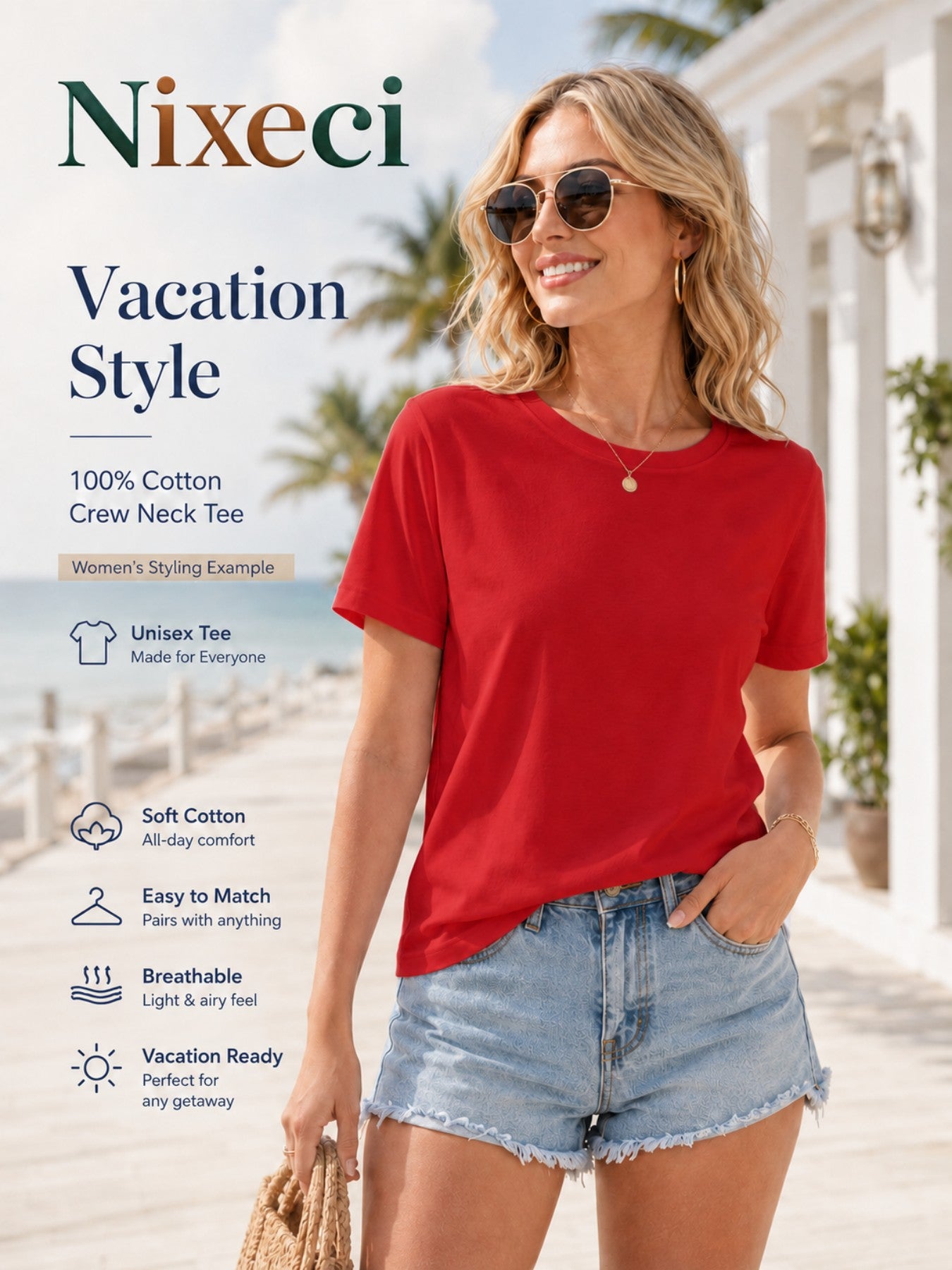 USA 250th Anniversary Independence Day American Flag Stars and Stripes Print Crew Neck T-Shirt, Summer Casual Vacation Women's Short Sleeve Top, Soft Stretch Fabric, Multiple Colors Available