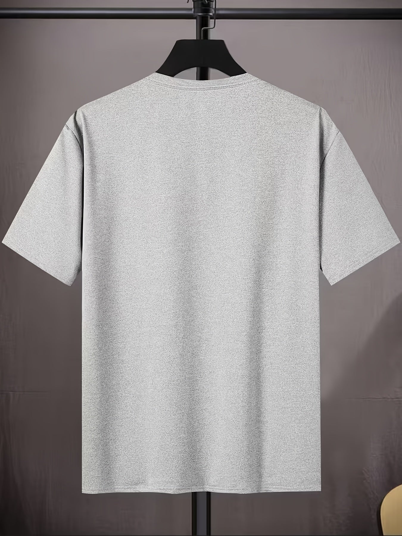 Men'S Stylish And Comfortable Custom Print T-Shirt with Round Neck And Short Sleeves, Blending Trendiness And Fashion, Plus Size