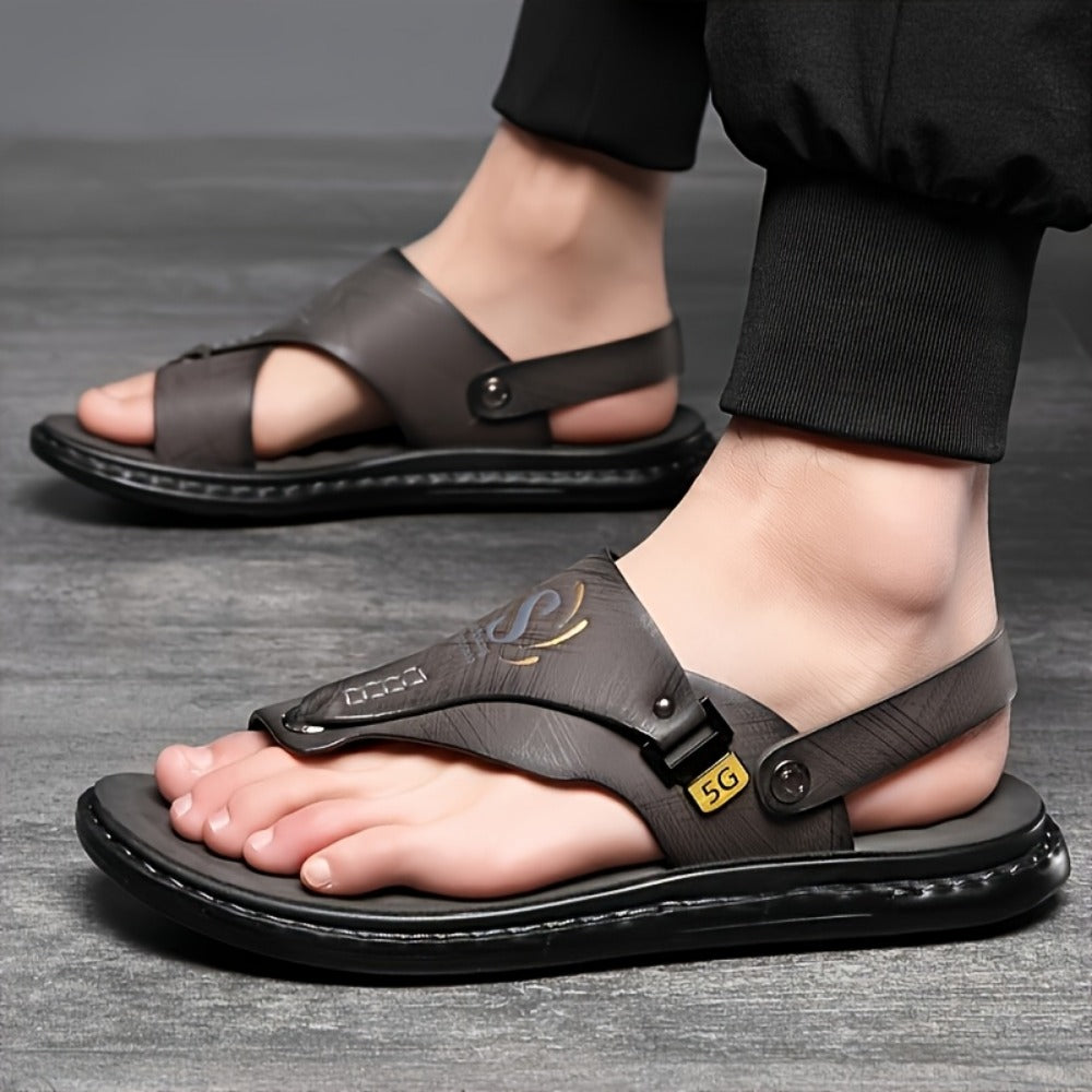 Men's Slippers - Platform Sole for Beach & Water 833765