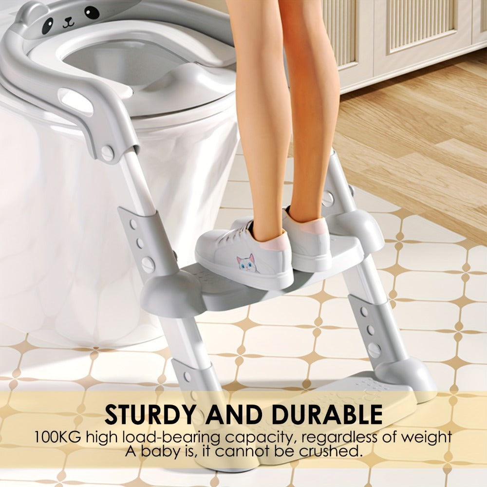 Potty Training Seat - Adjustable Soft 2-Step Ladder 6485