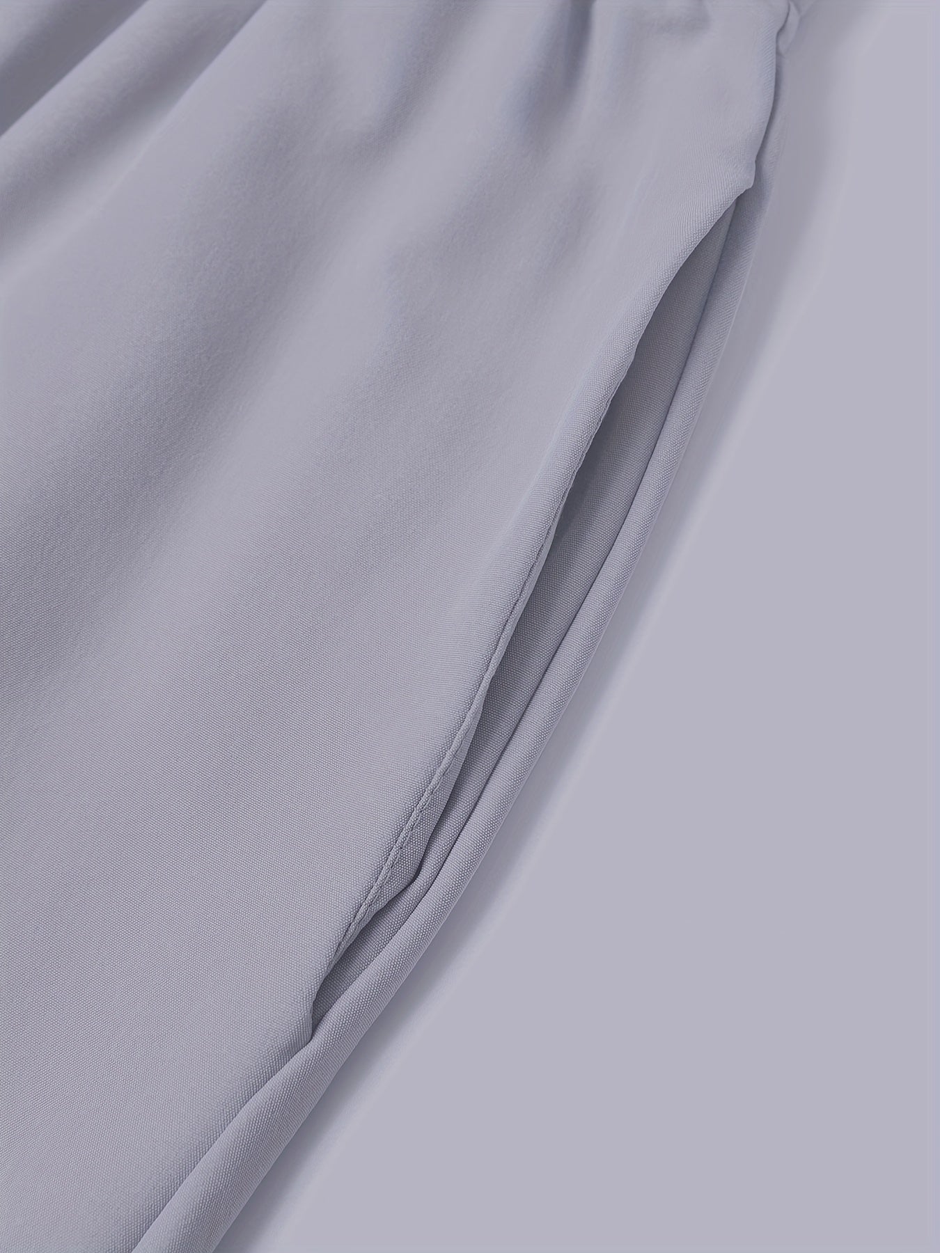 Women'S Frosted Pocket Brush Pants with Elastic Ribbed Toe Binding Work Pants