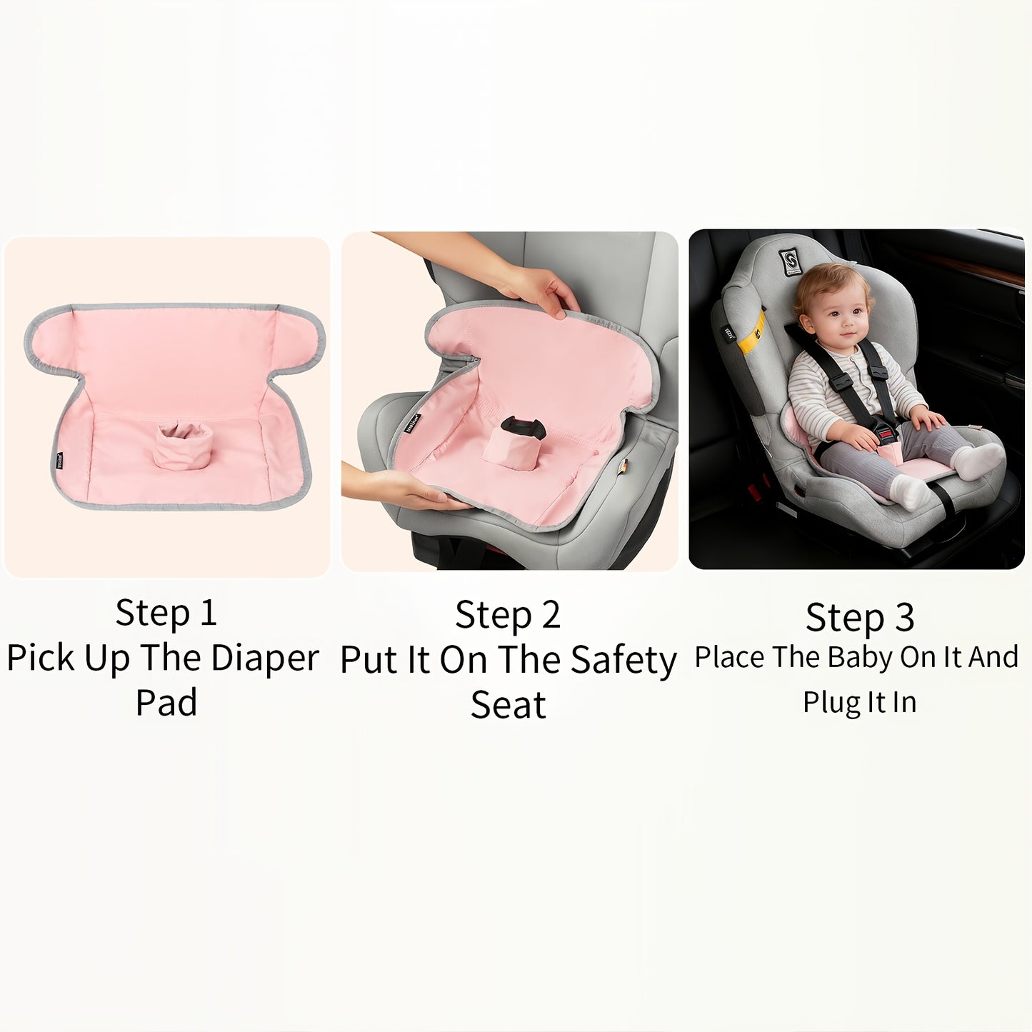 Car Seat Toilet Training Mat, Suitable for Infants And Toddlers Aged 0-4 Years - Waterproof, Soft, Quick-Absorbing, Universal, Machine Washable, Suitable for Strollers, Rockers And Car Seats, Effectively Protects Safety Seats And Is Easy to Clean