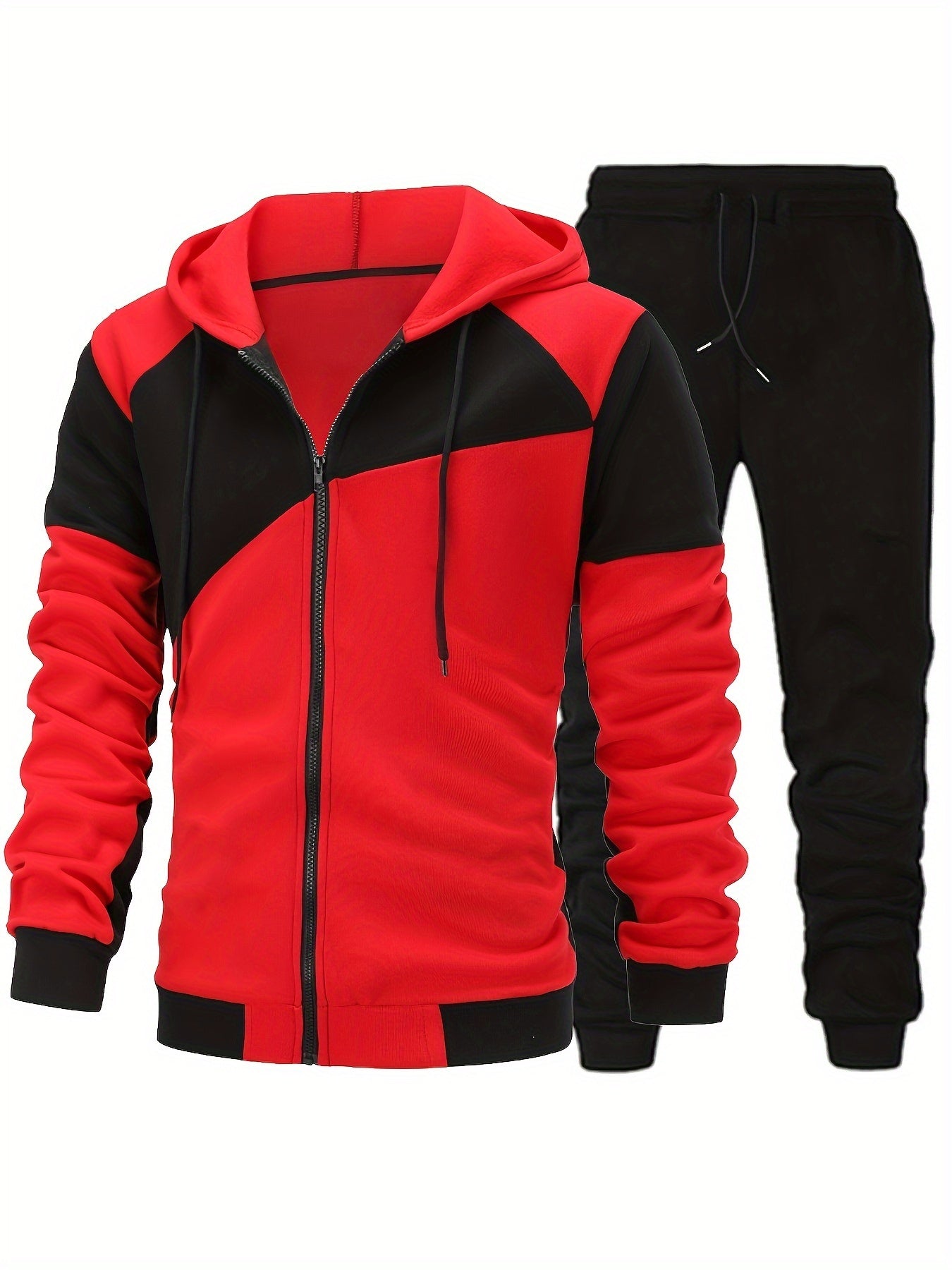 Men's Dark Gray Polyester Jacket - product view 2