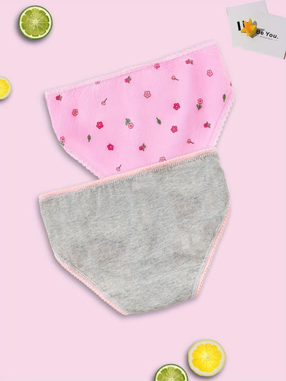 Random 8pcs: Cute Floral Printed Tri-Shorts for Little Girls - Soft, Stretchy, And Perfect for All Seasons